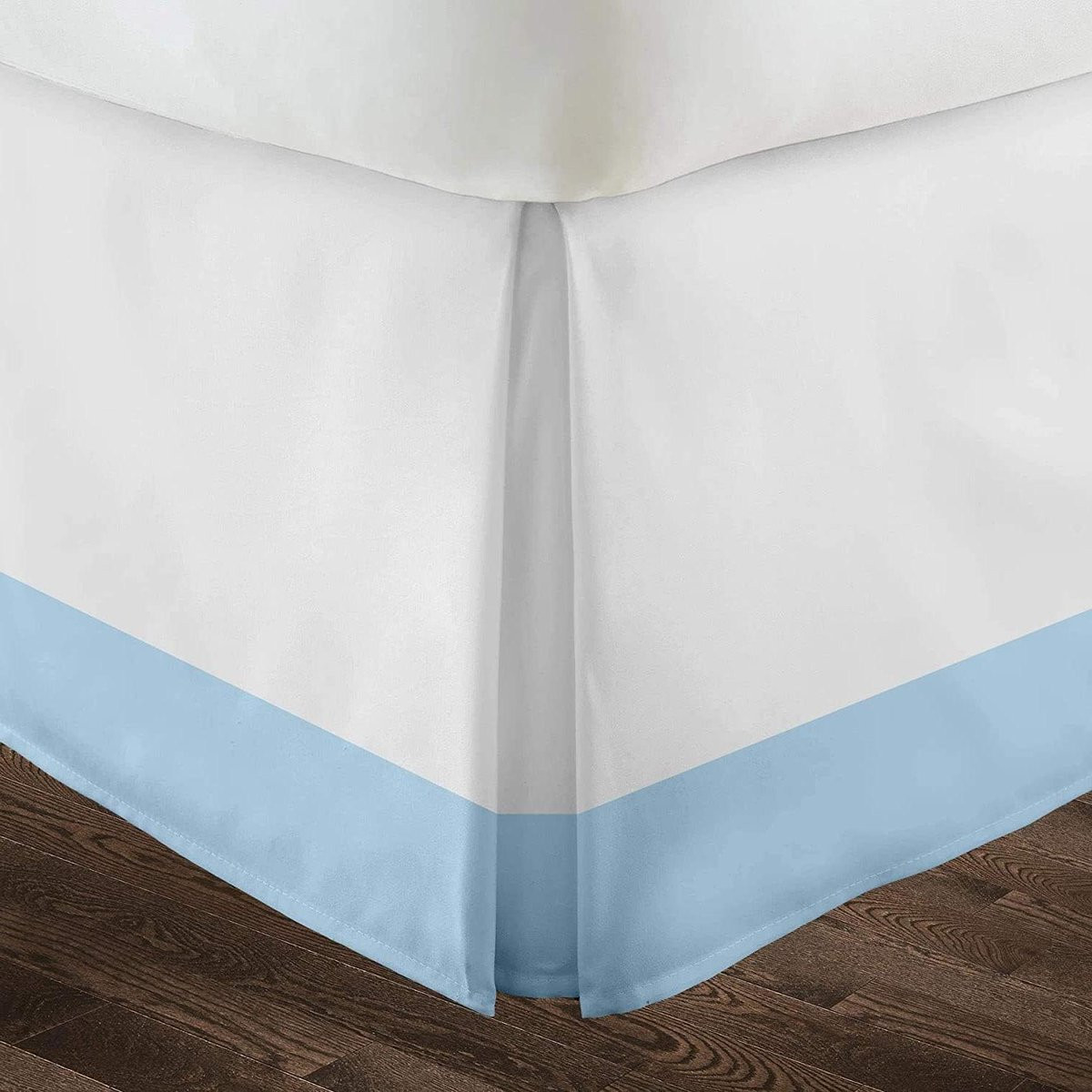 Bedrok Dubbel Slaapkamer Decoratie met Split Corners - Lichtblauw - 137 x 193 cm