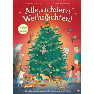 Alle, alle feiern Weihnachten!, Gebundene Ausgabe von Annette Herzog, Penguin Junior, 978-3-328-30034-2