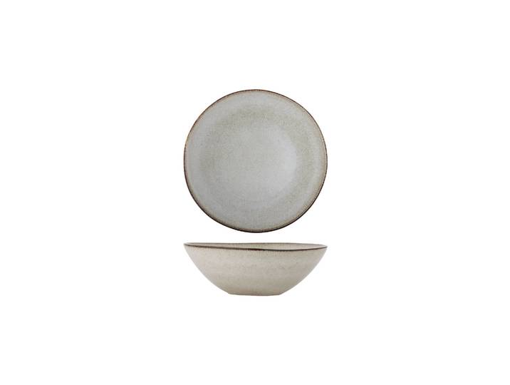 Bol D26,5 cm en grès nature Sandrine