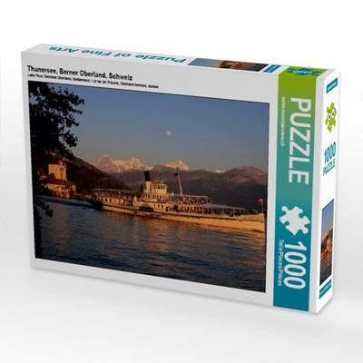 CALVENDO Puzzle Thunersee, Berner Oberland, Schweiz | 1000 Teile Lege-Größe 64x48cm Foto-Puzzle für glückliche Stunden