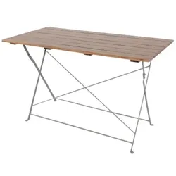 Lex Gartentisch Biergartentisch Balkon Gartenmöbel Akazienholz klappbar 120x60 cm