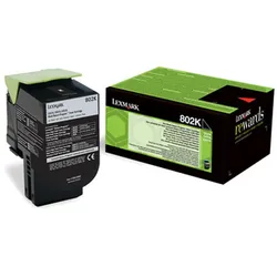 LEXMARK Return Toner 802K schwarz