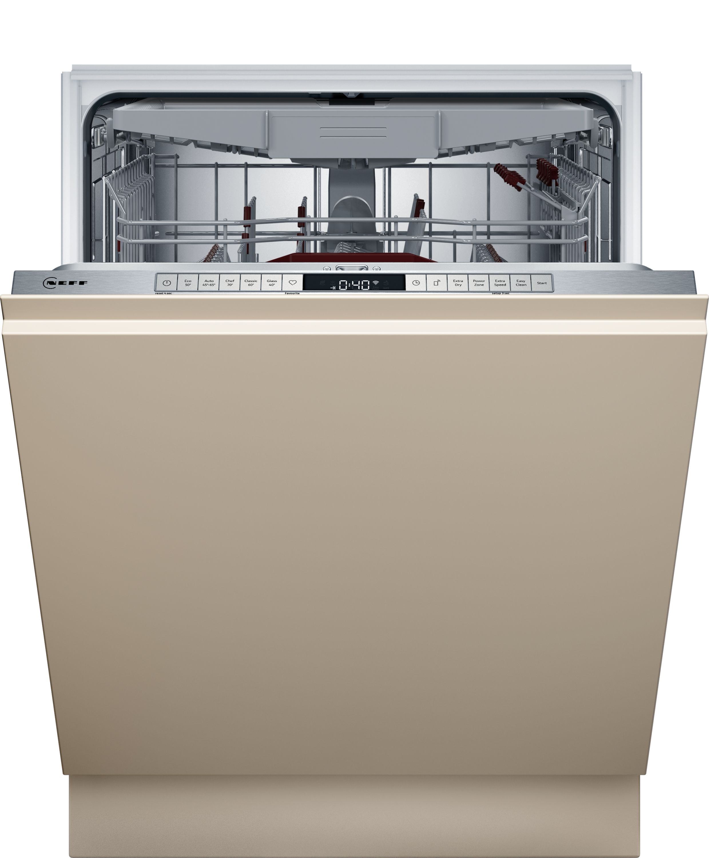 Neff N70 S297TCX00E 60 cm Geschirrspüler vollintegriert (ohne Front) leise 14 Maßgedecke aquaStop Funktion Zeolithe