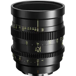Thypoch Simera-C 75mm T1.5 FF Prime Cine Lens (E Mount) (Sony E, Vollformat), Objektiv, Schwarz