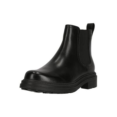 Stiefelette CLARKS "Orinoco 3 Lane", Damen, Gr. 37, schwarz, Leder, Schuhe Stiefelette, mit dehnbarem Einsatz