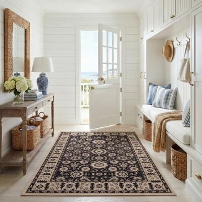 SAFAVIEH Courtyard Felicitas Indoor/ Outdoor Waterproof Patio Backyard Rug