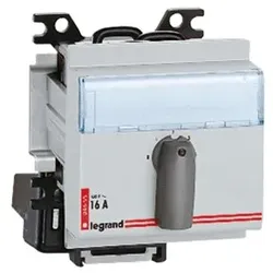 Legrand 004655 Umschalter, 4-Stellungen, 1-polig 16A/400VAC, Umschalter 3 Teilungseinheiten
