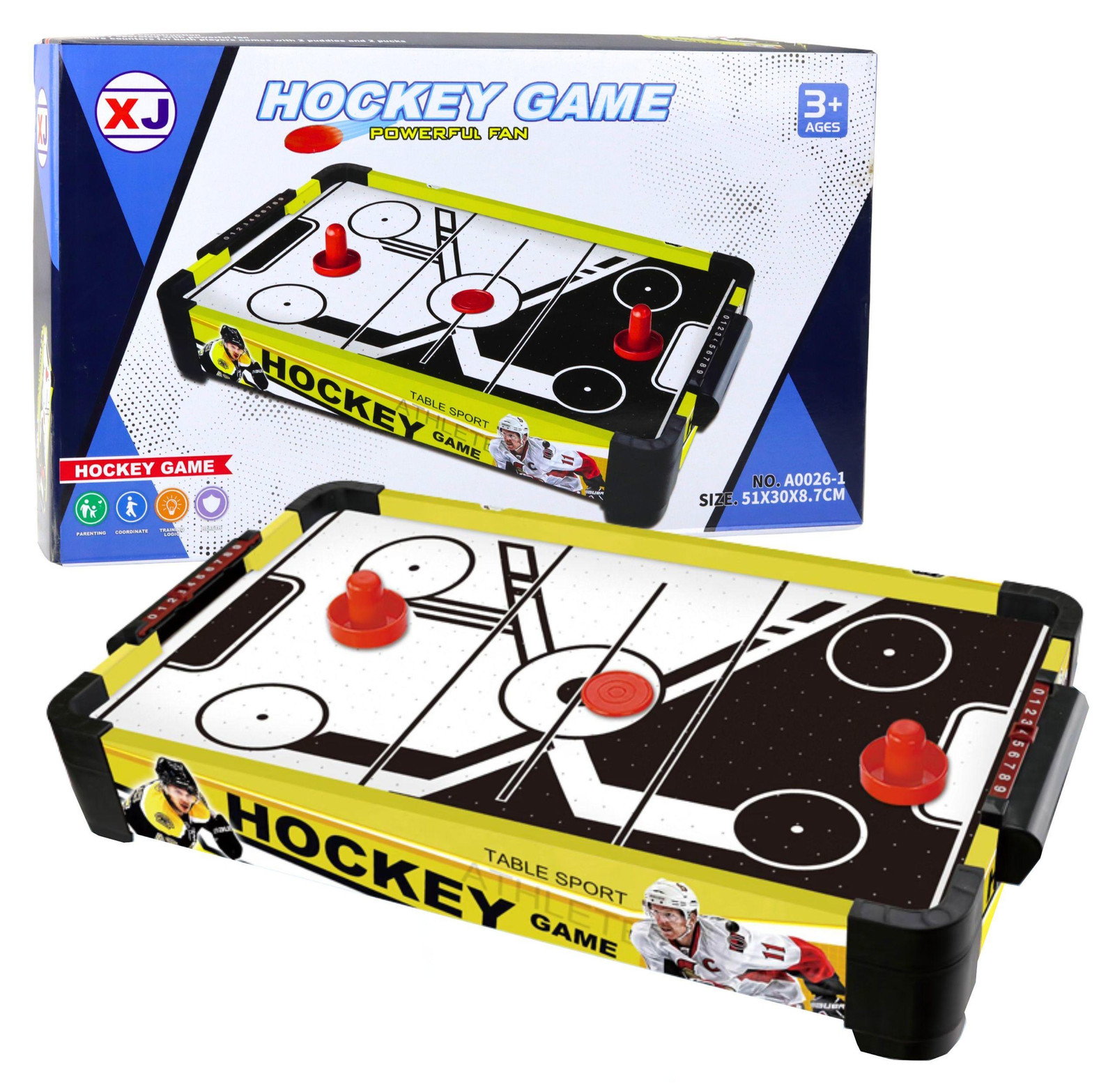 Lean Toys Hockeytafel Air Hockey Arcadespel
