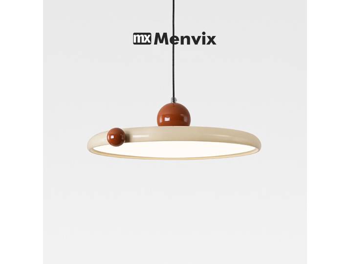 Rétro médiéval Bauhaus soucoupe volante suspension Restaurant salon étude lustre créatif LED lampe de décoration intérieure
