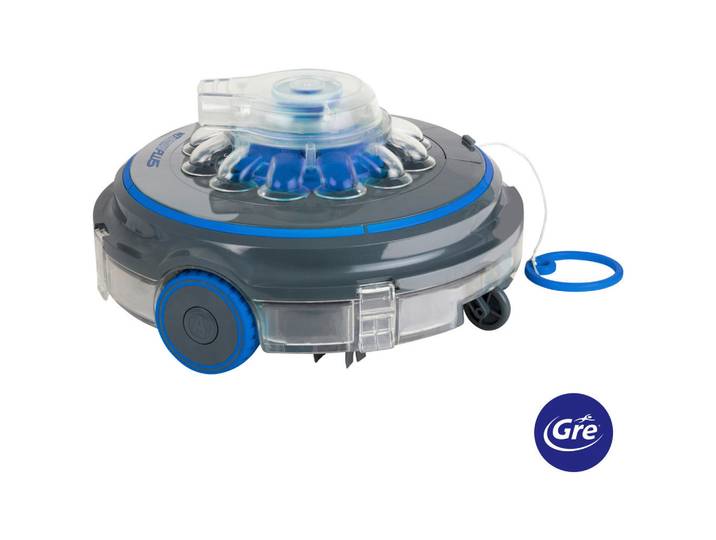 Gre Poolroboter Rbr75, Blau, Grau, Kunststoff, 35x35x18 cm, Freizeit & Co, Pools & Wasserspaß, Poolzubehör, Poolroboter