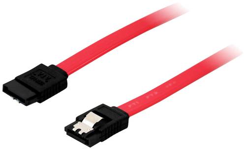 Equip Festplatten Anschlusskabel [1x - 1x SATA] 0.50 m Rot