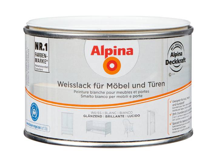 Alpina Weisslack 0.3 l Glänzend