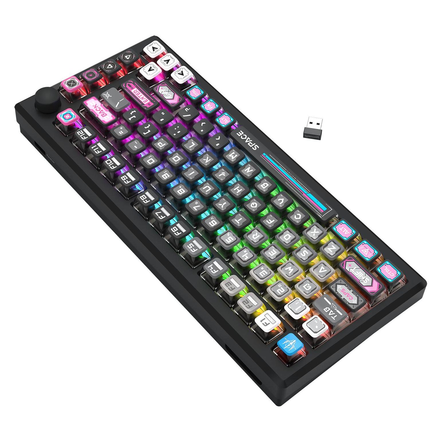 Redragon K732MC-RGB-PRO Uranus Pro 82 (US, Kabelgebunden, Kabellos) (K732MC-RGB-PRO)