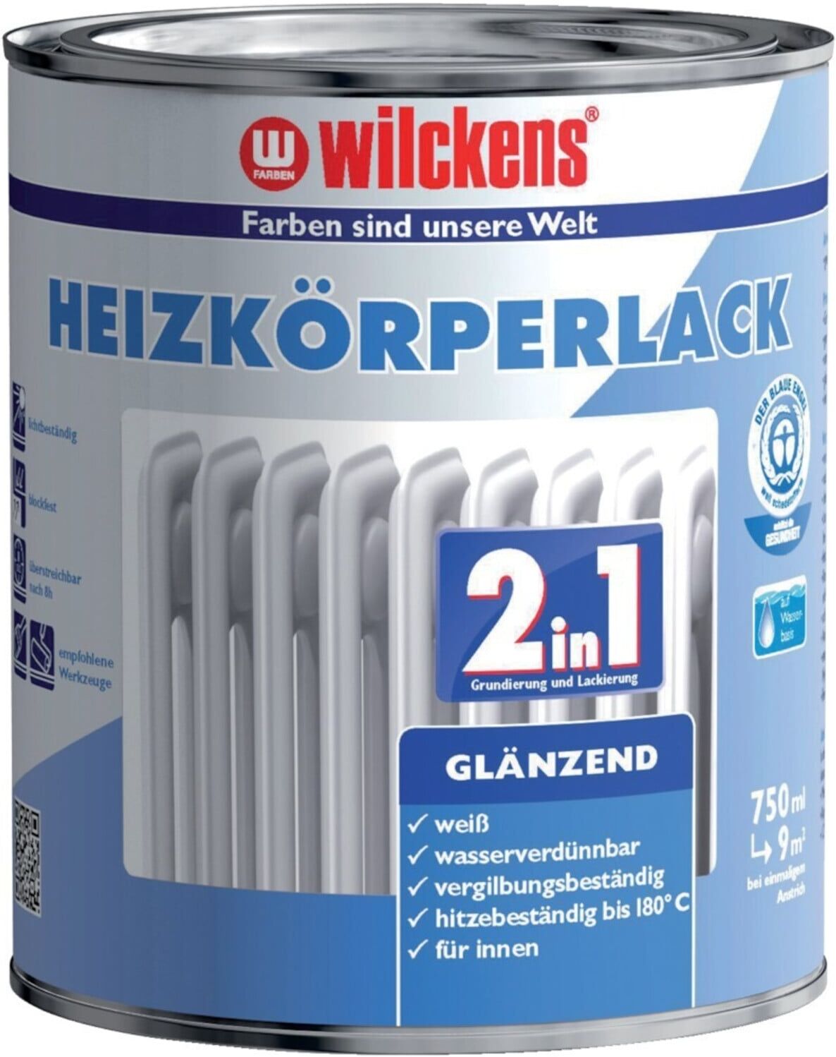 wilckens Heizkörperlack 2in1 750 ml (10493200050)
