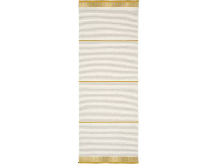 HORREDSMATTAN Teppich Solvik senfgelb Streifen Wolle/Polyester 75 x 150 cm - Teppich