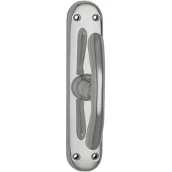 Grundmann, Fenstergriff, Fenstertrieb ELEGANT 521 - gebogen, Alu poliert