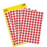 AVERY Zweckform Klebepunkte 3589 rot Ø 8,0 mm