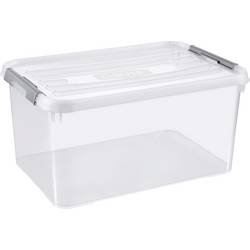 Curver 243819 Kunststoffbox HANDY+ geschlossen, stapelbar (L x B x H) 600 x 400 x 290 mm Transparent 1 St.