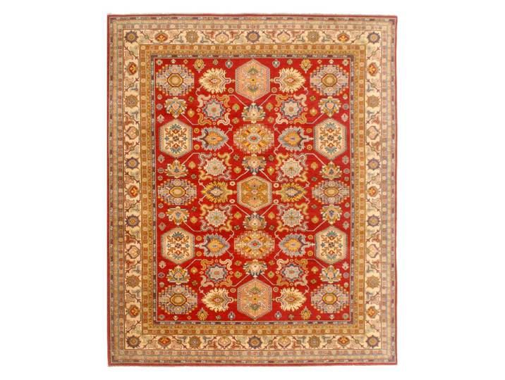 Kazak Ghazni Teppich 276x361 Handgeknüpft Orientteppich Wolle