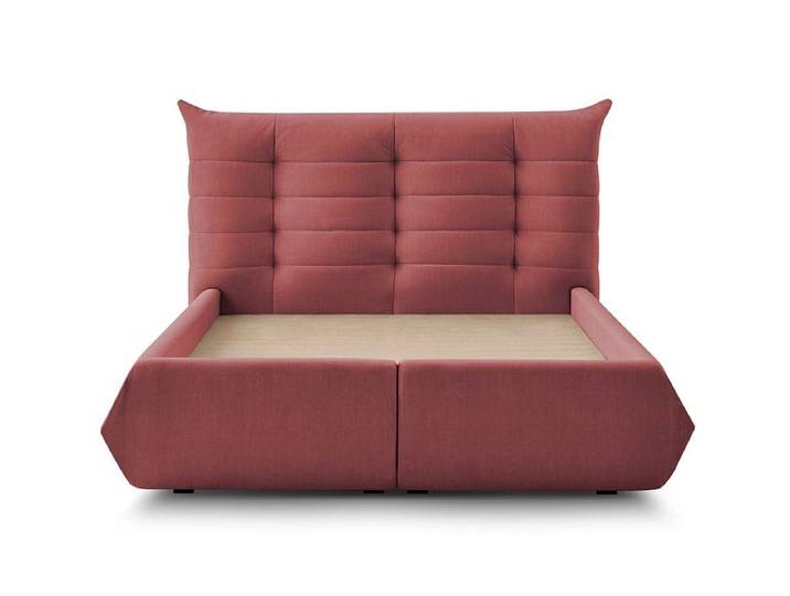 Kastenbett BOBOCHIC CLOTHILDE 180x200cm spanplatte rot