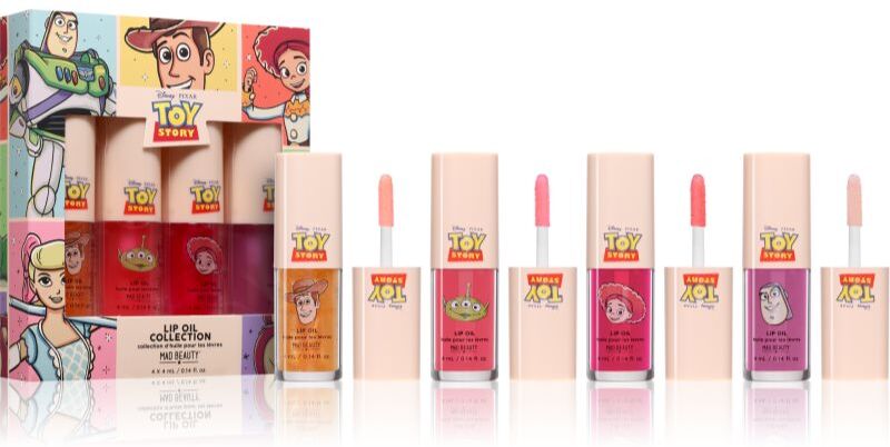 Mad Beauty Toy Story Lip Oil Collection lip gloss set 4x4 ml
