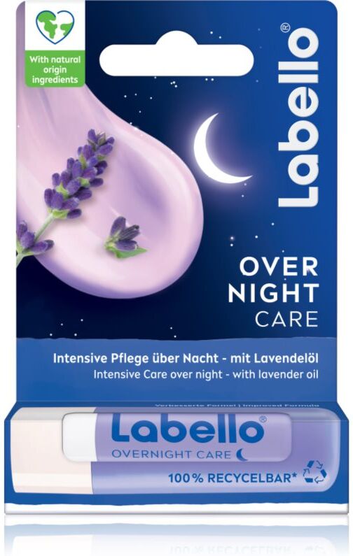 Labello Over Night Care Repair Lip Balm with lavender 4.8 g