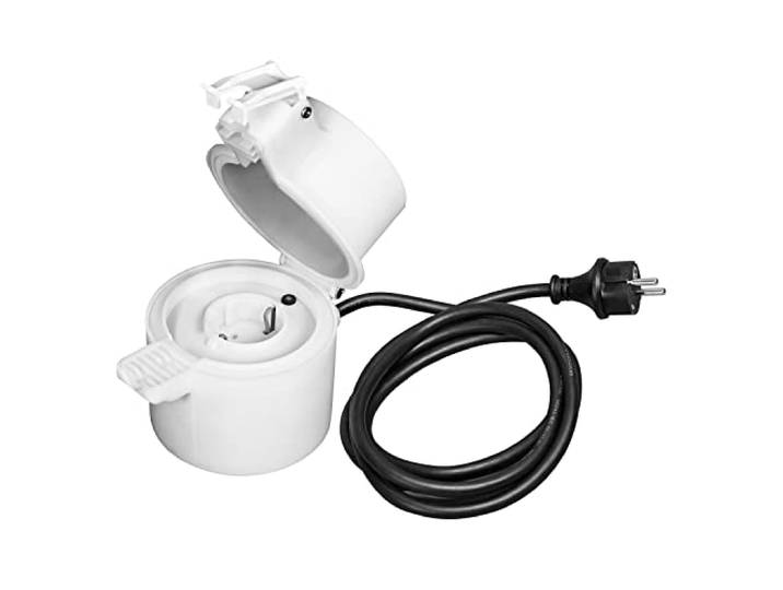 LEDVANCE Smart stopcontact voor buiten met Bluetooth-technologie, integreert conventionele apparaten in uw smart home, compatibel met Alexa en Google Voice, IP44, SMART+ BT Outdoor PLUG, 1-pack