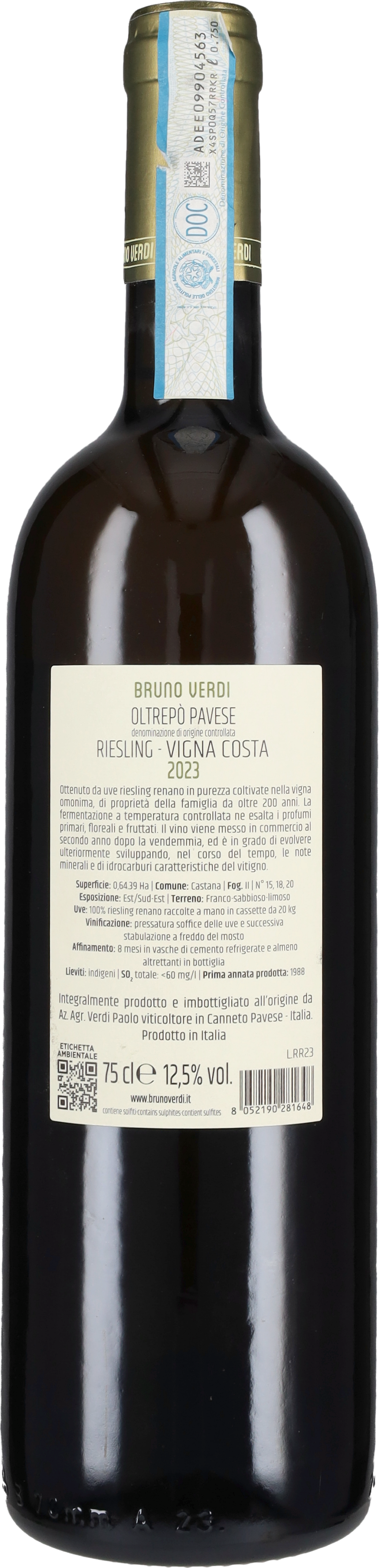 Verdi Bruno Riesling 'Vigna Costa' Bruno Verdi 2024