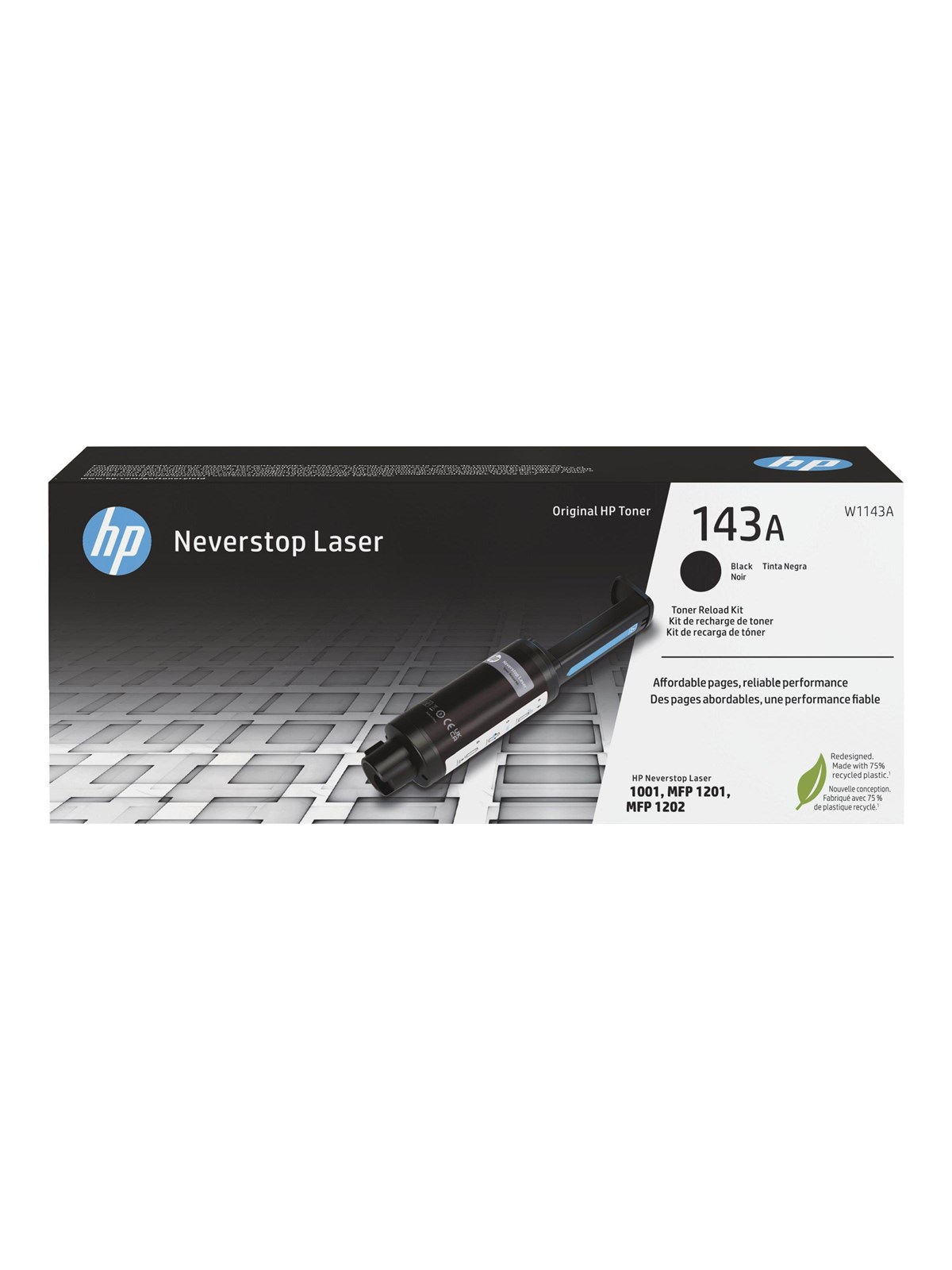 HP 143A / W1143A Black Toner Reload Kit