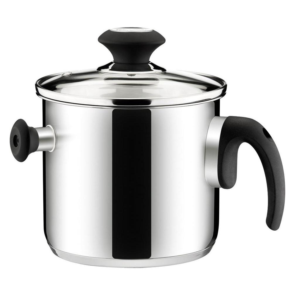Tescoma Doppelwandiger Milchtopf PRESTO mit Deckel ø 16 cm, 2.0 l (Milchtopf) (35331359)