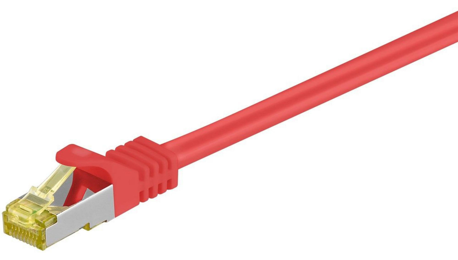 Goobay 91598 RJ45 Patchkabel CAT 6A S/FTP PiMF, Rood, 1.5 m