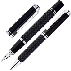 Online Schreibset Black Style, 34335, 2-teilig, Kugelschreiber & Füller in einer Geschenkbox