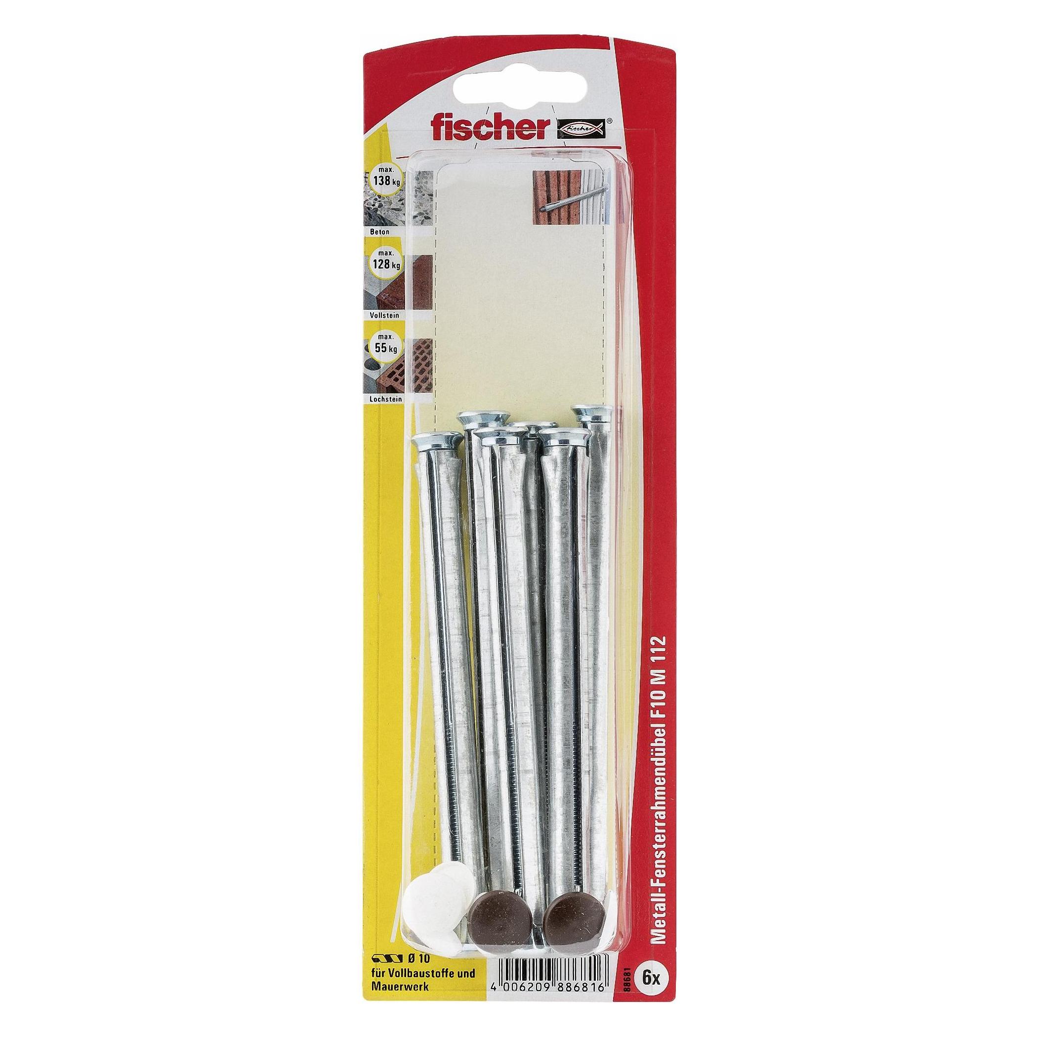 Fischer 534588 Montageset Küche Zubehö (6 Stk.) (88681)