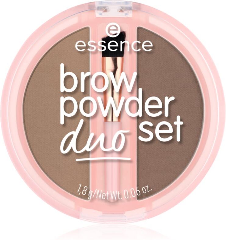 essence Brow Powder Duo eyebrow set shade 01 Light 1.8 g