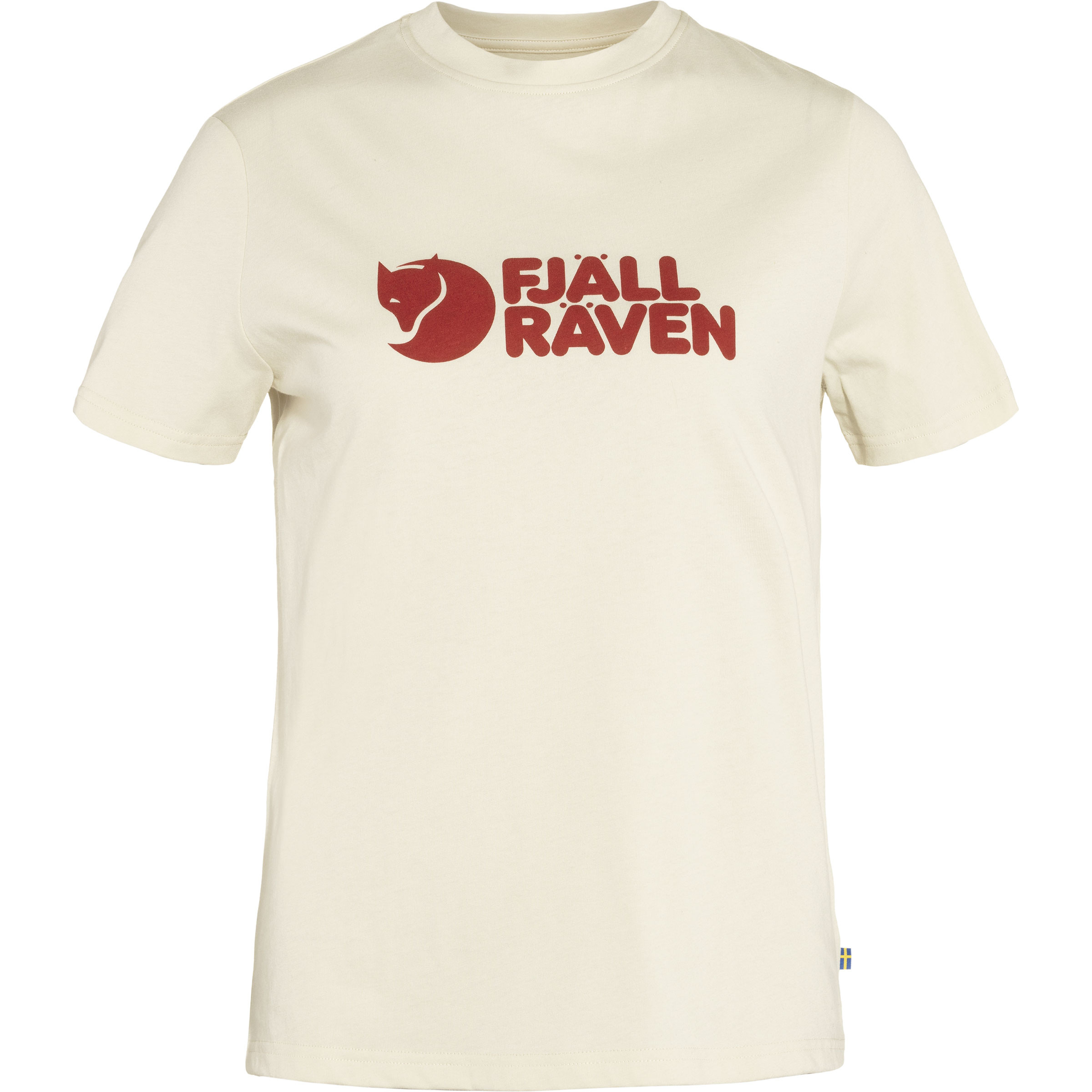 Fjällräven Logo Damen T-Shirts beige Größe XS Trekking Schnell trocknend