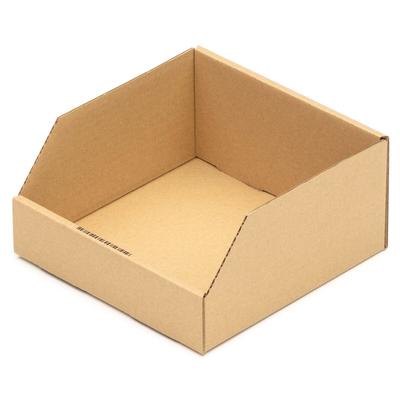 KK Verpackungen 200 Regalkartons 200 x 200 x 100 mm Sortierboxen Lagerboxen Aufbewahrung Wellpappe