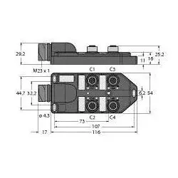 Turck Passiver Aktuator TB-4M12-4-CS12H