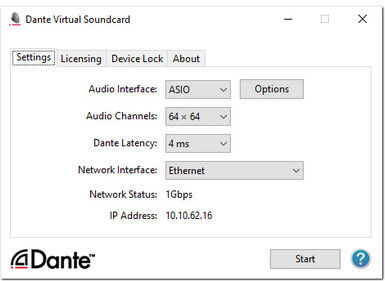 Dante Virtual Soundcard Transferable