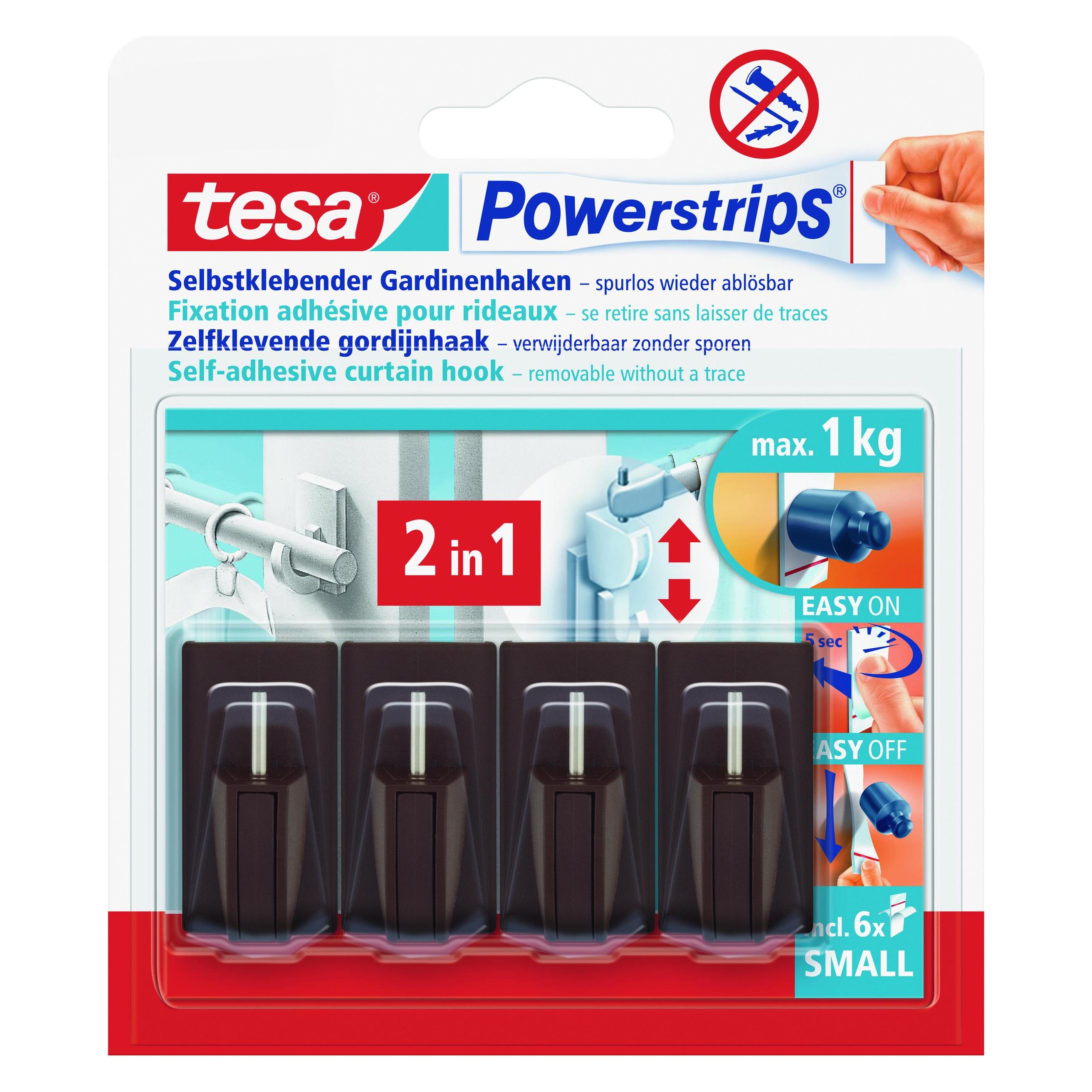 tesa Powerstrips Gardinenhaken (58047-00002-20)