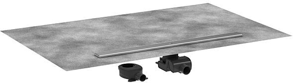Hansgrohe RainDrain Allround Komplettset Duschrinne 56188800 900 mm, Edelstahl gebürstet