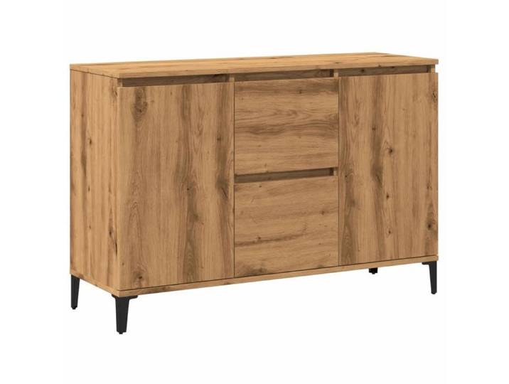 VVMEUBLE Enfilade Bahut Buffet Bas Contemporain Buffet chêne artisanal 102x35x70 cm bois d'ingénierie BLACKFRIDAYS99372066