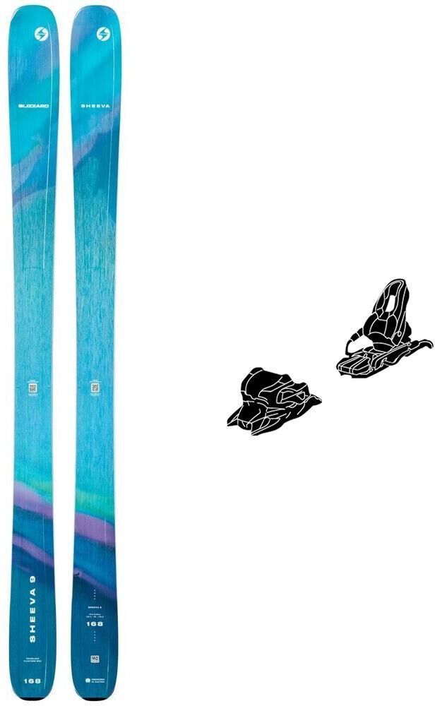 Blizzard  - Pack Ski Sheeva 9 - 162 + 11.0 Tp 100mm Black Anthracite - Ski