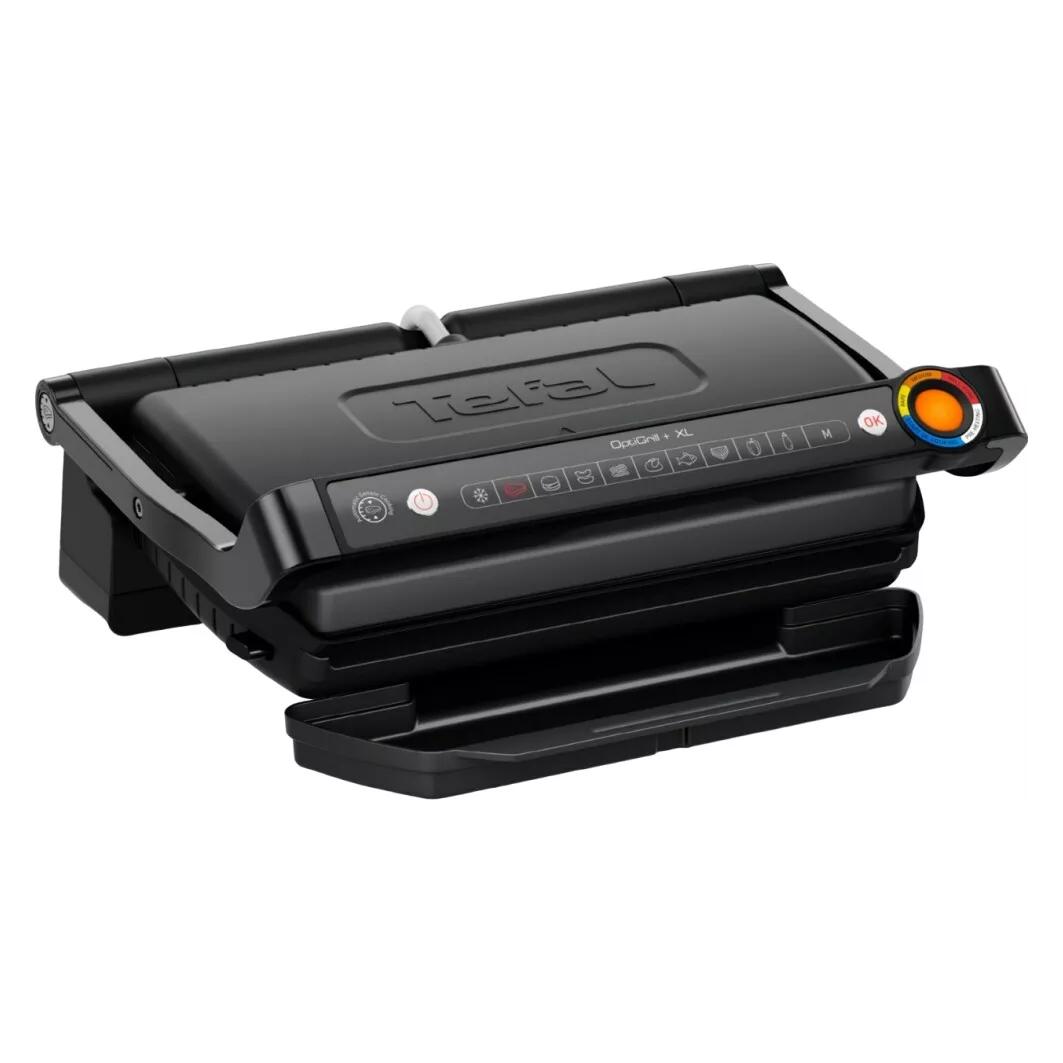 Tefal OptiGrill+ XL Kontaktgrill (GC7278), Schwarz (GC727810)