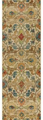 Kas Rugs Casablanca Mid-Century Floral Area Rug