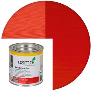 Osmo Holzfarbe Dekorwachs Creativ, 0,375l, innen, 3104 rot