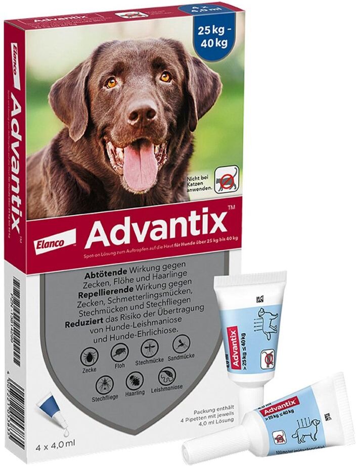 Advantix Spot-On für Hunde 25 - 40 kg