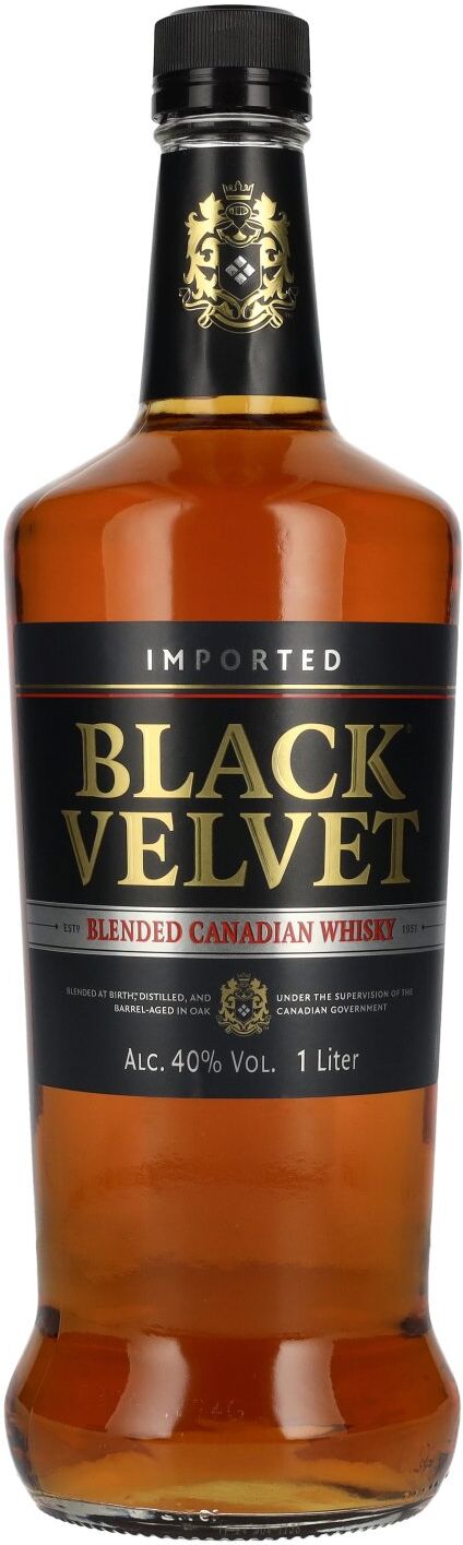 Black Velvet Blended Canadian Whisky 40% Vol. 1l