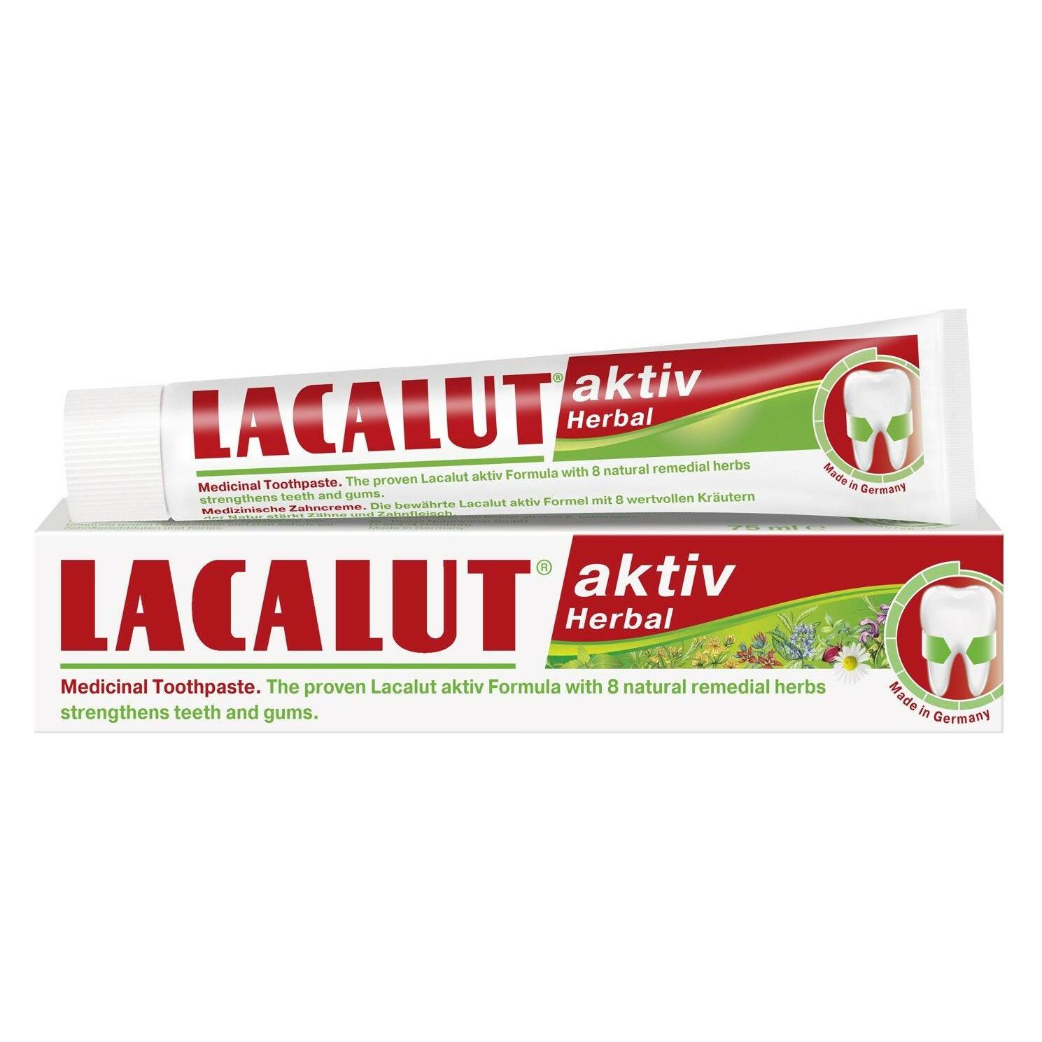 Zdrovit Lacalut Activ Kräuterzahnpasta 75 ml (75 ml) (24706616)