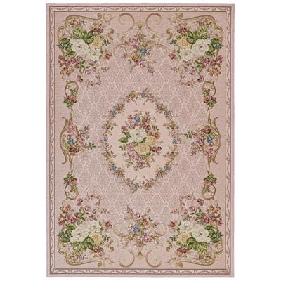 THEKO "Flomi Floral" rechteckig 3 mm Höhe gewebt, Blumen Design, ideal im Wohnzimmer & Schlafzimmer