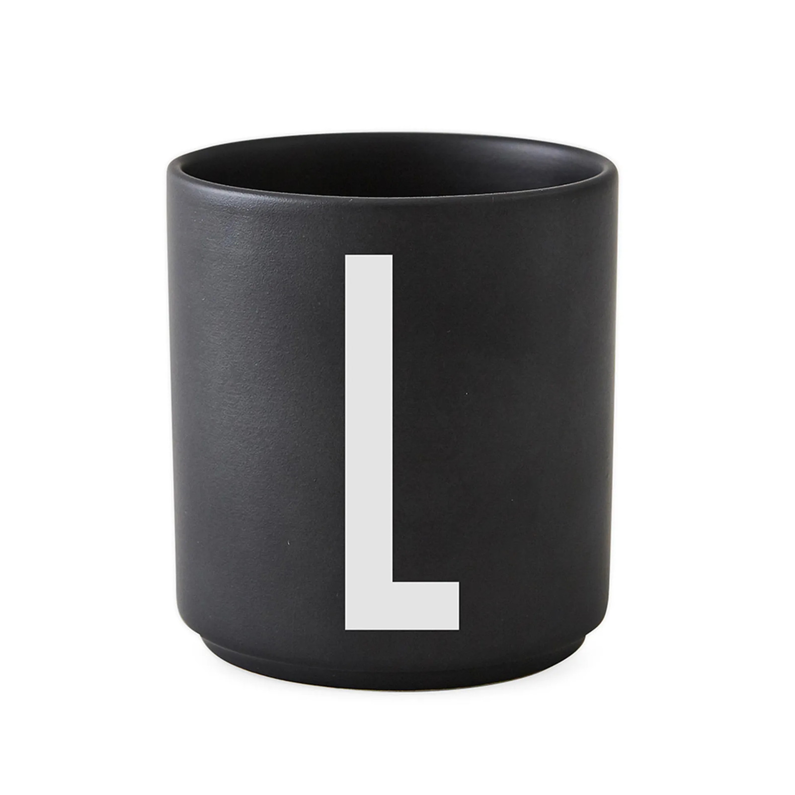 Design Letters Beker Zwart L